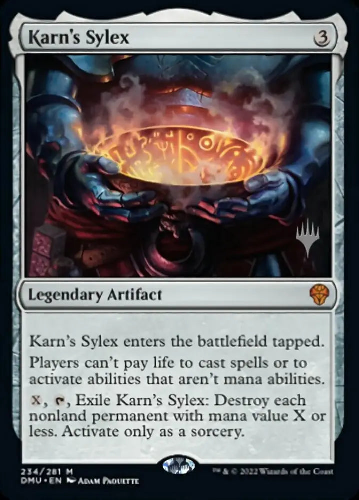 Karn’s Sylex (Promo Pack) [Dominaria United Promos] - MTG Single
