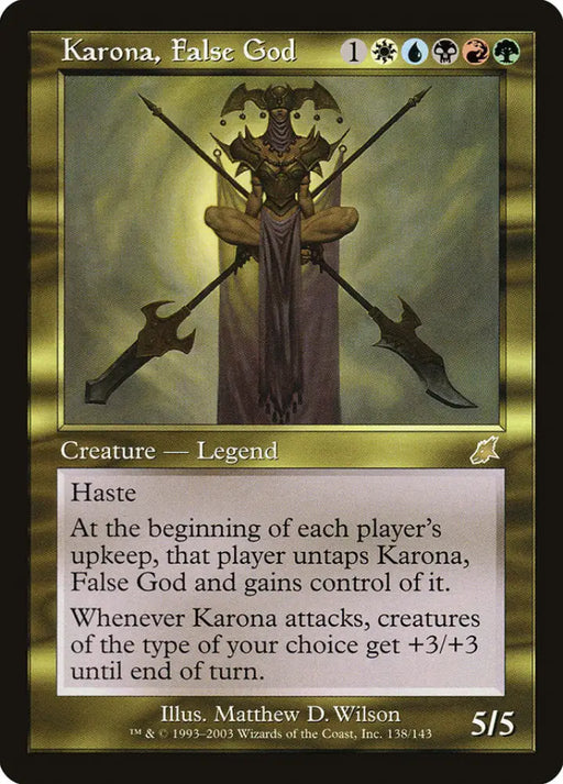 Karona False God [Scourge] - MTG Single