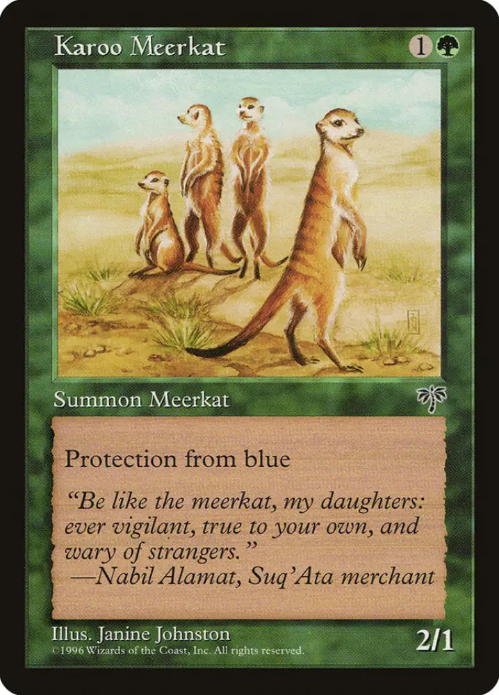 Karoo Meerkat [Mirage] - MTG Single