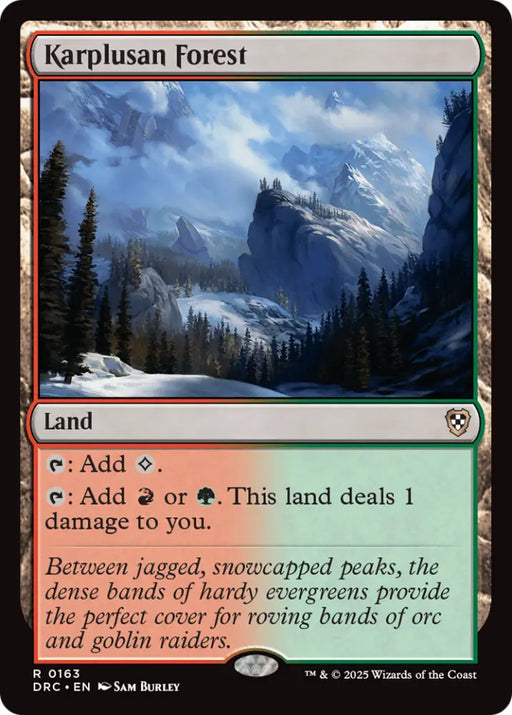 Karplusan Forest [Aetherdrift Commander] - MTG Single