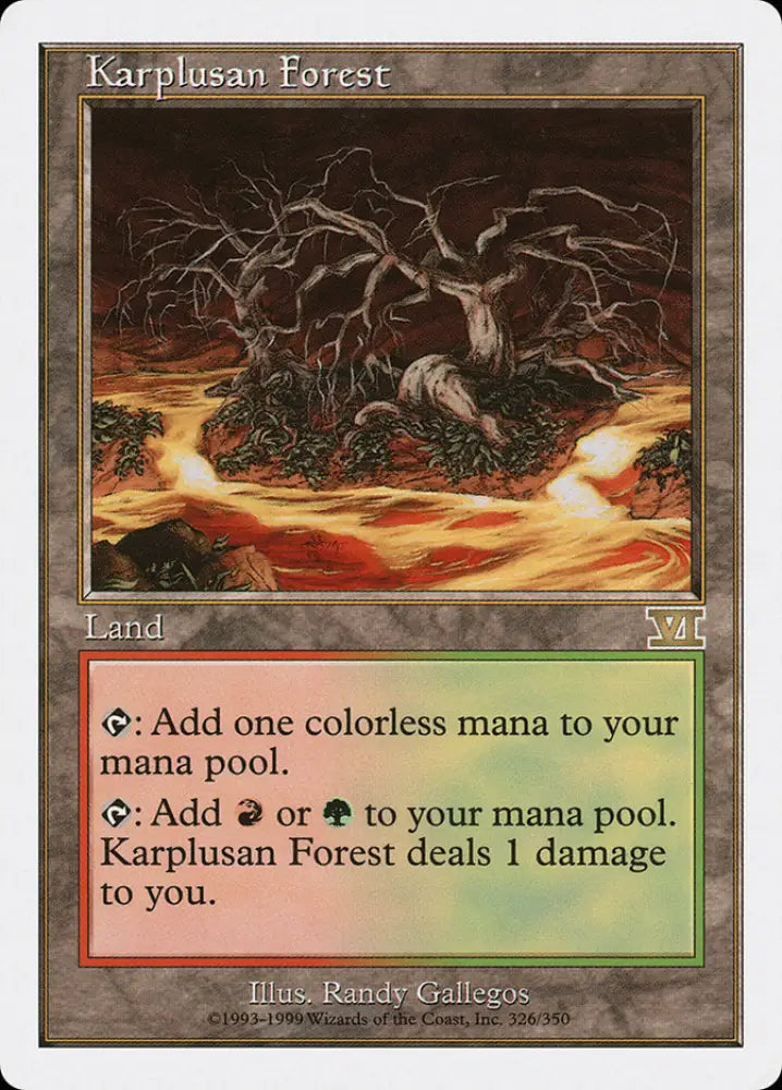 Karplusan Forest [Classic Sixth Edition] - MTG Single
