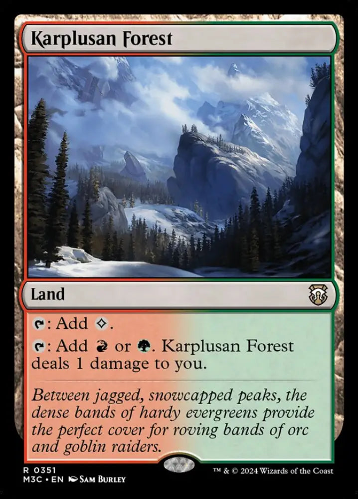 Karplusan Forest [Modern Horizons 3 Commander] - MTG Single