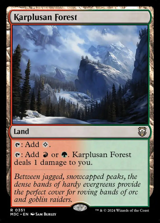 Karplusan Forest [Modern Horizons 3 Commander] - MTG Single