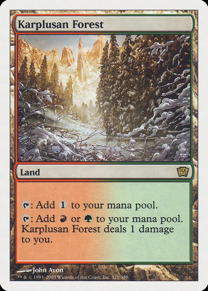 Karplusan Forest [Ninth Edition] - MTG Single