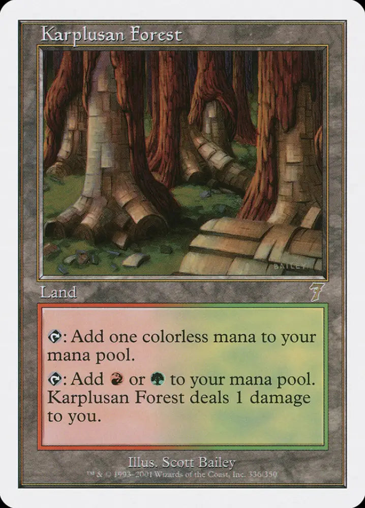 Karplusan Forest [Seventh Edition] - MTG Single