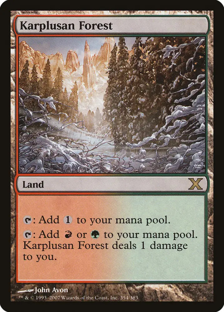 Karplusan Forest [Tenth Edition] - MTG Single