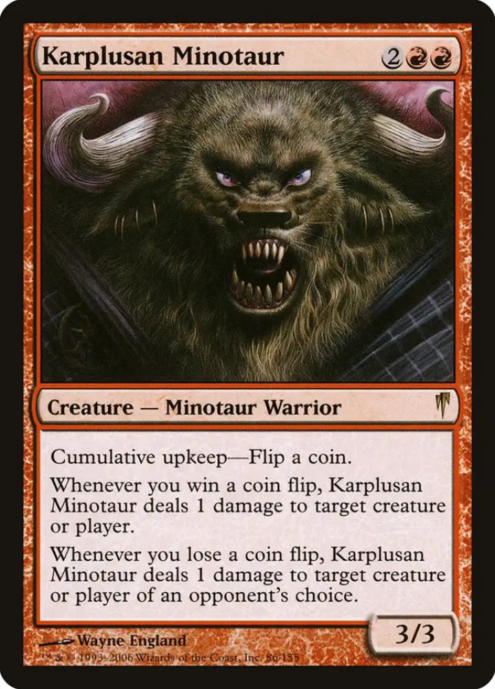 Karplusan Minotaur [Coldsnap] - MTG Single