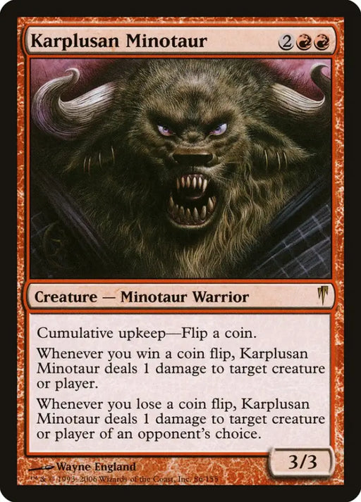 Karplusan Minotaur [Coldsnap] - MTG Single