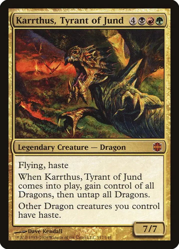 Karrthus Tyrant of Jund [Alara Reborn] - MTG Single