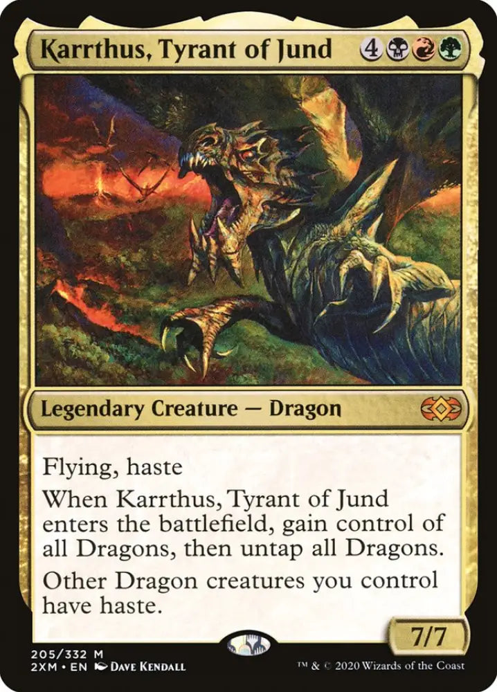 Karrthus Tyrant of Jund [Double Masters] - MTG Single
