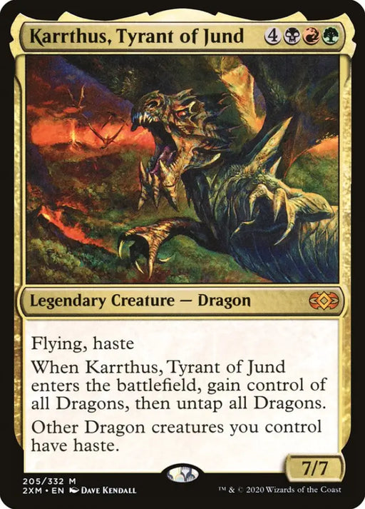 Karrthus Tyrant of Jund [Double Masters] - MTG Single