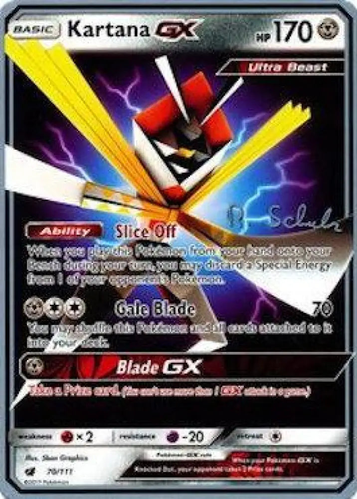 Kartana GX (70/111) (Victory Map - Robin Schulz) [World Championships 2018] - Pokemon Single