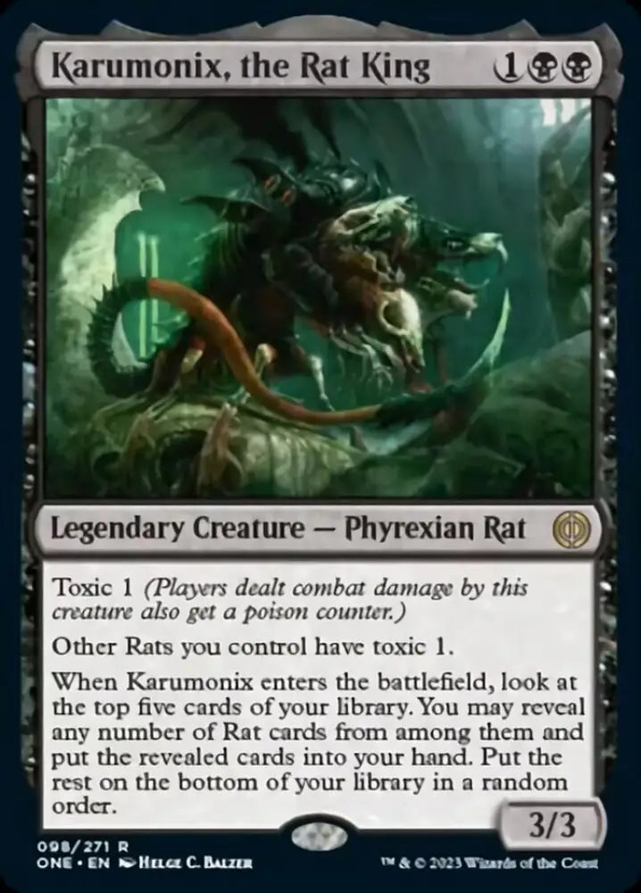Karumonix the Rat King [Phyrexia: All Will Be One] - MTG Single