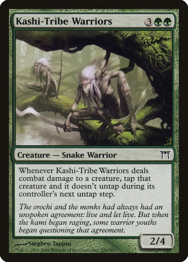 Kashi-Tribe Warriors [Champions of Kamigawa] - MTG Single