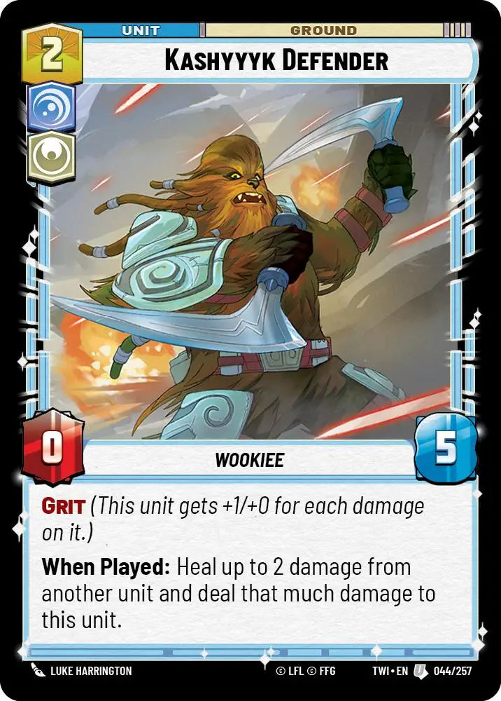 Kashyyyk Defender (044/257) [Twilight of the Republic] - Star Wars: Unlimited Single