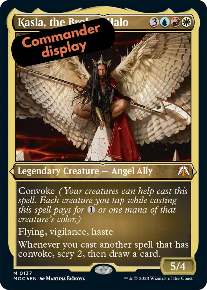 Kasla the Broken Halo (Display Commander) [March of the Machine Commander] - MTG Single