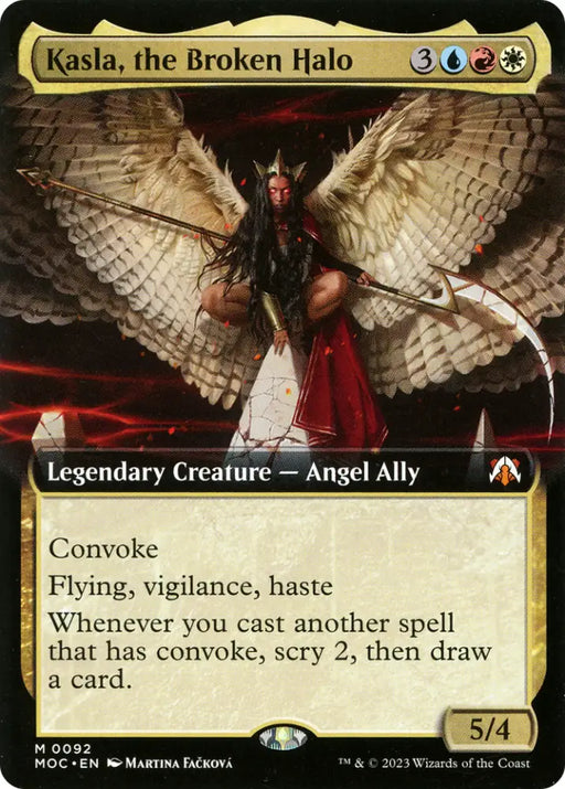 Kasla the Broken Halo (Extended Art) [March of the Machine Commander] - MTG Single