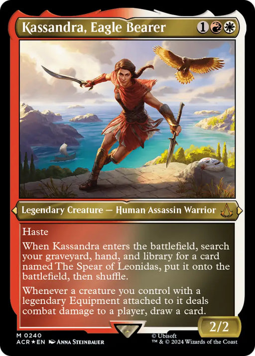 Kassandra Eagle Bearer (Foil Etched) [Assassin’s Creed] - MTG Single