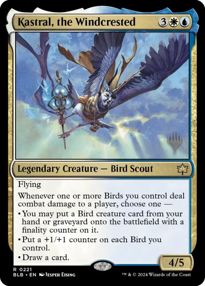 Kastral the Windcrested (Promo Pack) [Bloomburrow Promos] - MTG Single