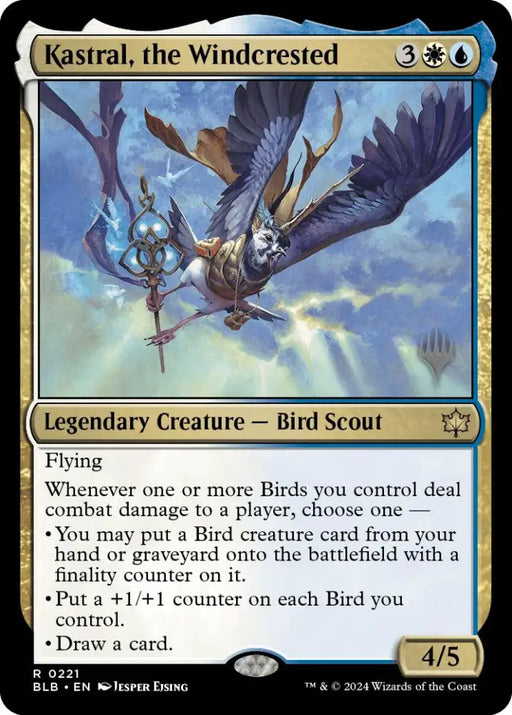 Kastral the Windcrested (Promo Pack) [Bloomburrow Promos] - MTG Single