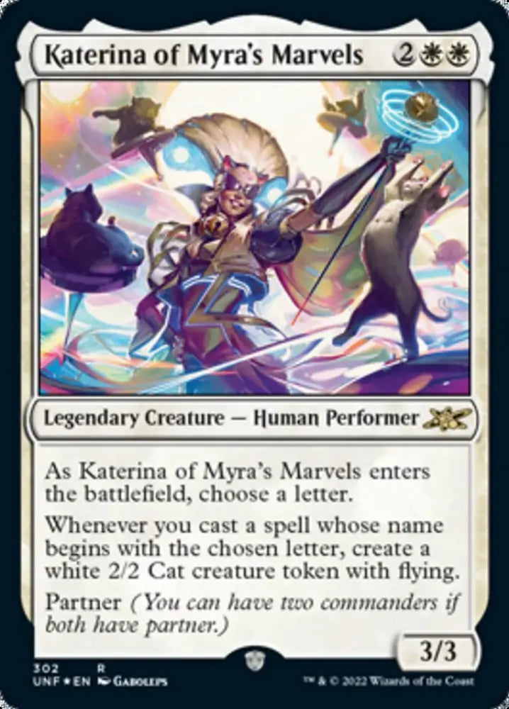 Katerina of Myra’s Marvels (Galaxy Foil) [Unfinity] - MTG Single