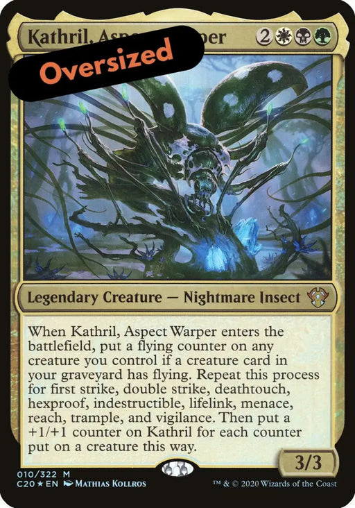 Kathril Aspect Warper (Oversized) [Commander 2020 Oversized] - MTG Single