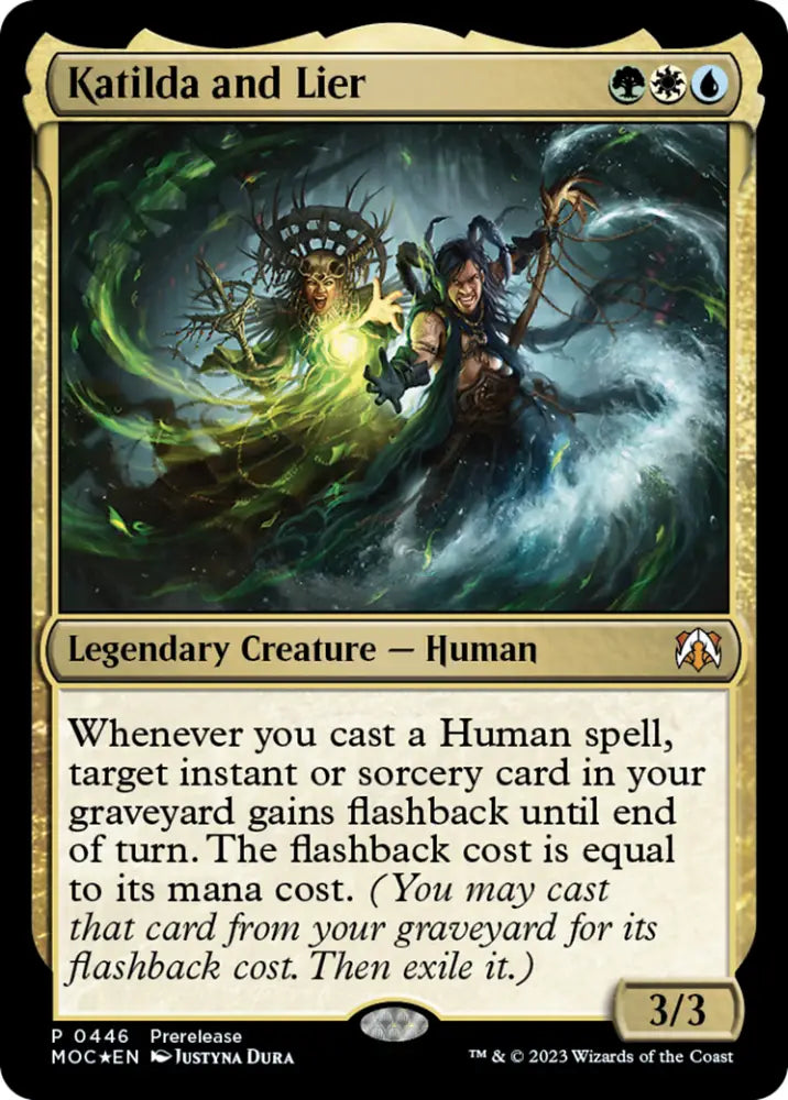 Katilda and Lier [March of the Machine Commander Prerelease Promos] - MTG Single