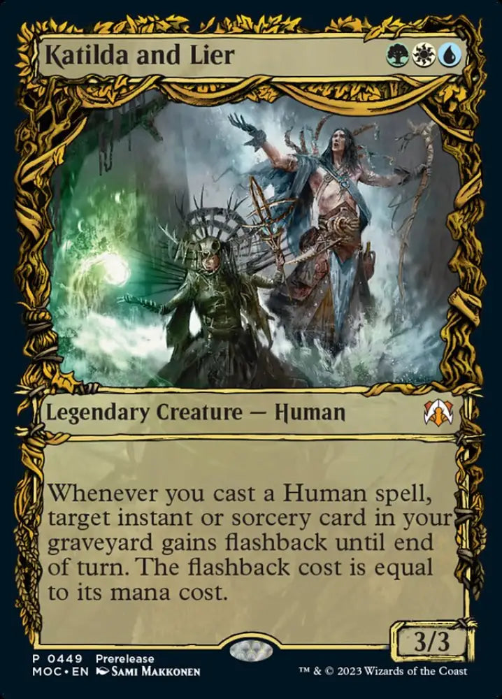 Katilda and Lier (Showcase Planar Booster Fun) [March of the Machine Commander] - MTG Single
