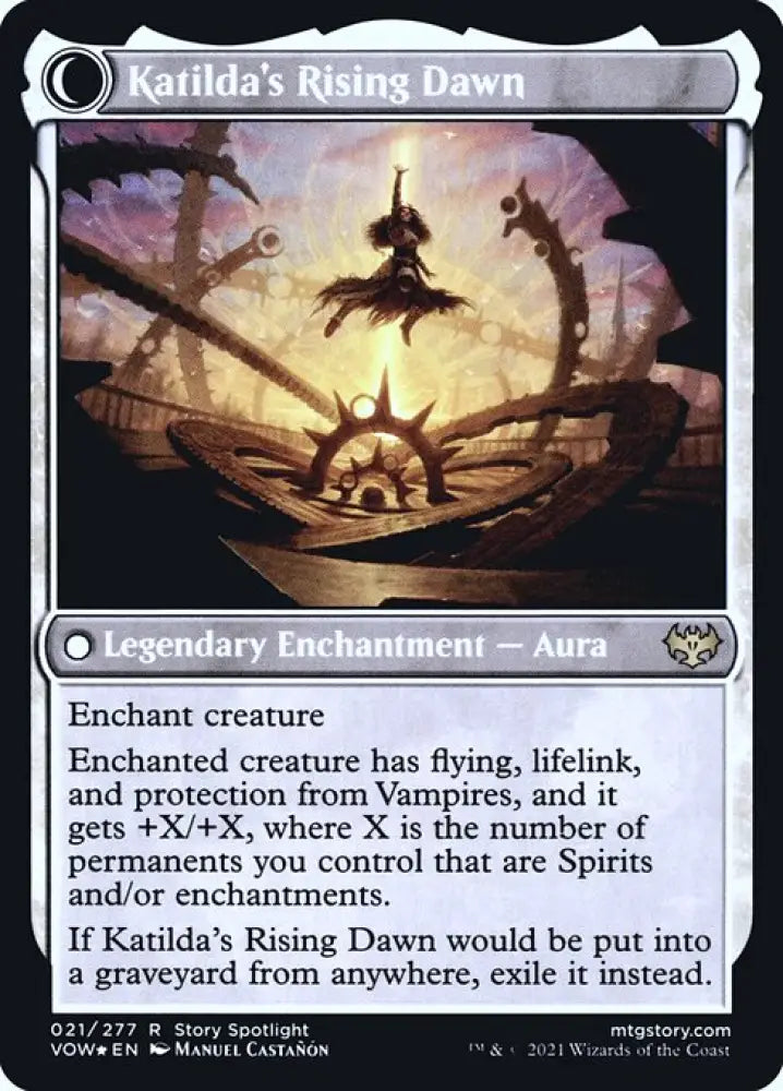 Katilda, Dawnhart Martyr (21) [Prerelease Cards] Reverse