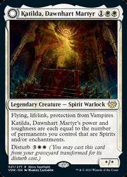 Katilda Dawnhart Martyr // Katilda’s Rising Dawn [Innistrad: Crimson Vow] - MTG Single