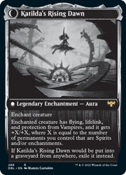 Katilda Dawnhart Martyr // Katilda’s Rising Dawn [Innistrad: Double Feature] - MTG Single