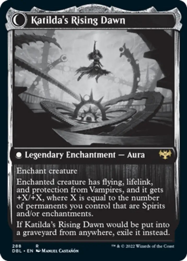Katilda Dawnhart Martyr // Katilda’s Rising Dawn [Innistrad: Double Feature] - MTG Single