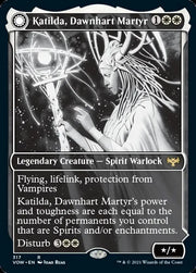 Katilda Dawnhart Martyr // Katilda’s Rising Dawn (Showcase Eternal Night) [Innistrad: Crimson Vow] - MTG Single