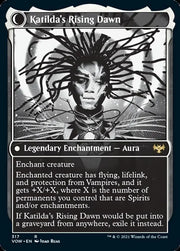 Katilda Dawnhart Martyr // Katilda’s Rising Dawn (Showcase Eternal Night) [Innistrad: Crimson Vow] - MTG Single