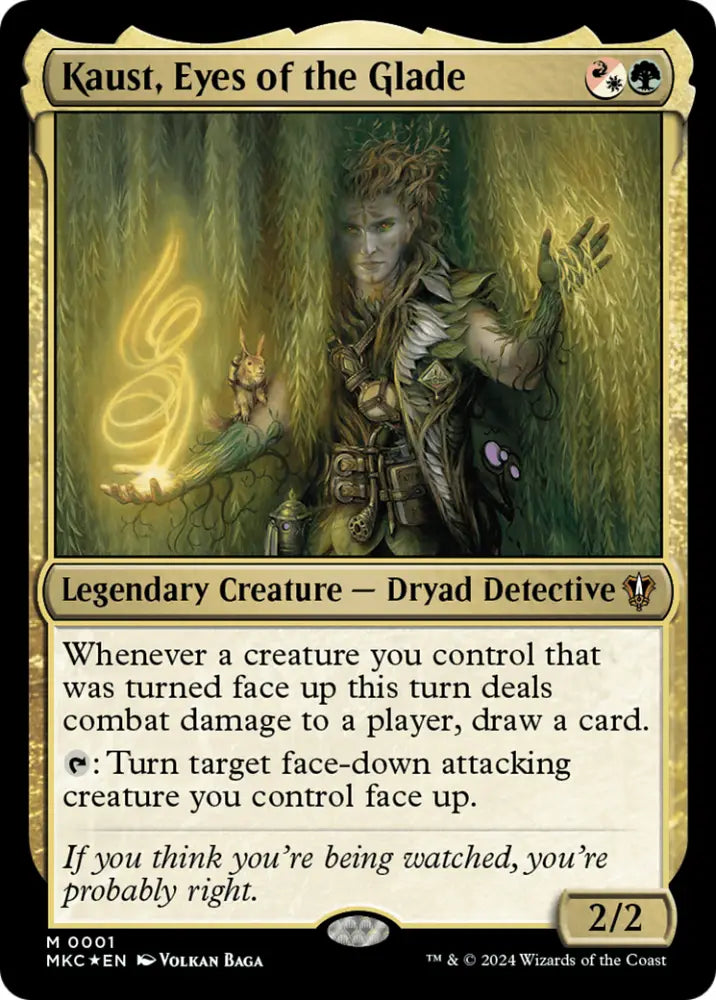 Kaust Eyes of the Glade [Murders at Karlov Manor Commander] - MTG Single