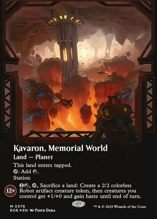 Kavaron, Memorial World (376) [Edge of Eternities]