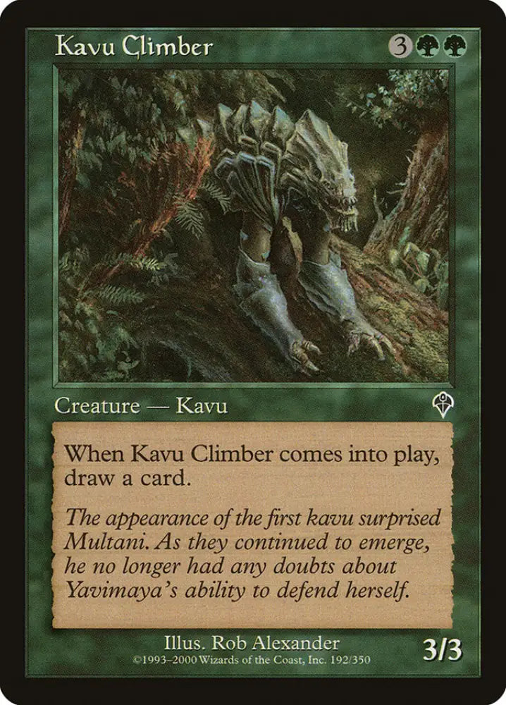 Kavu Climber [Invasion] - MTG Single