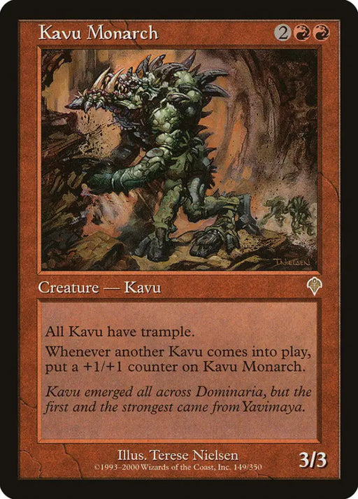 Kavu Monarch [Invasion] - MTG Single
