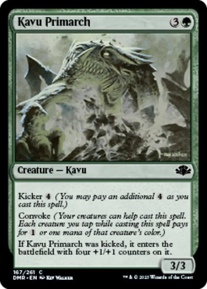 Kavu Primarch [Dominaria Remastered] - MTG Single