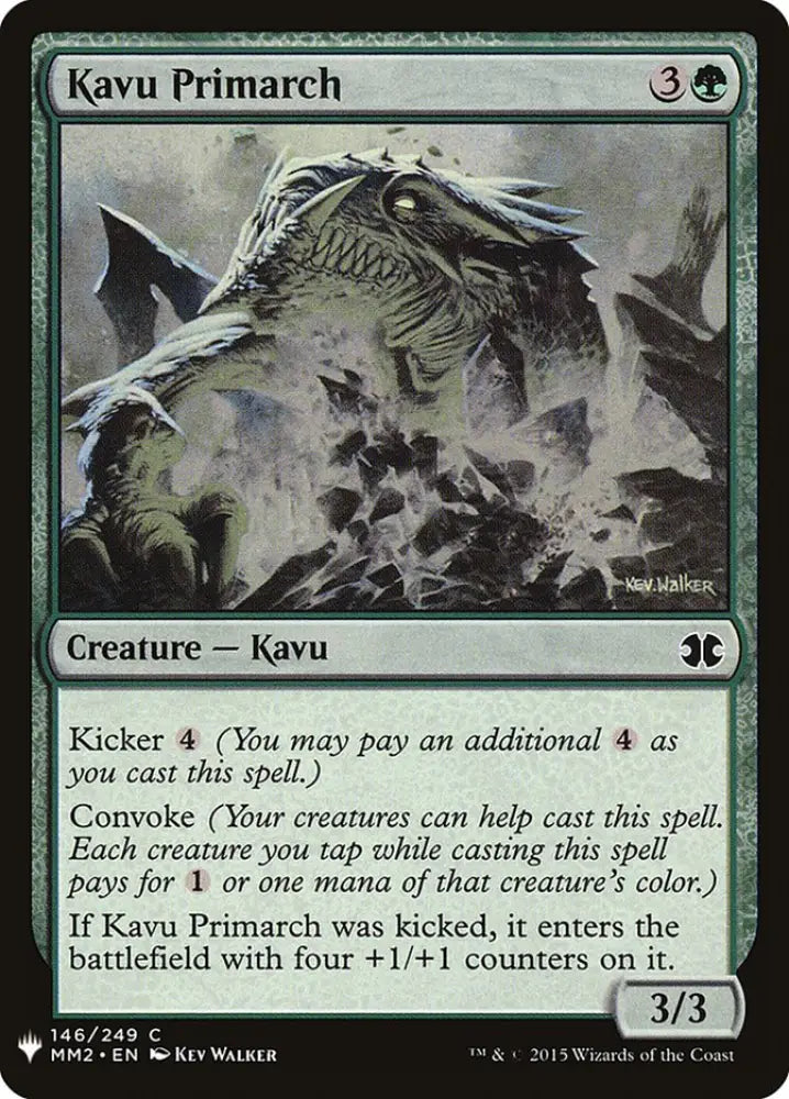 Kavu Primarch [Mystery Booster] - MTG Single