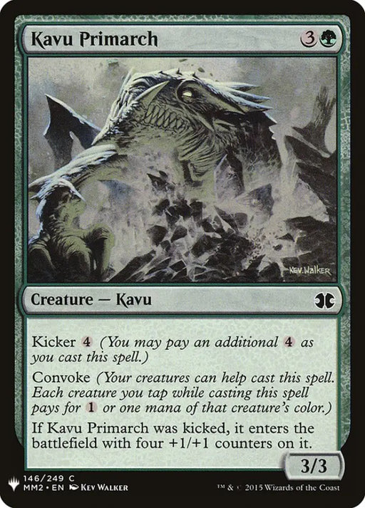 Kavu Primarch [Mystery Booster] - MTG Single