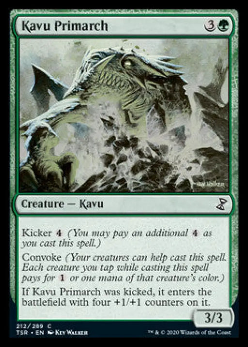 Kavu Primarch [Time Spiral Remastered] - MTG Single