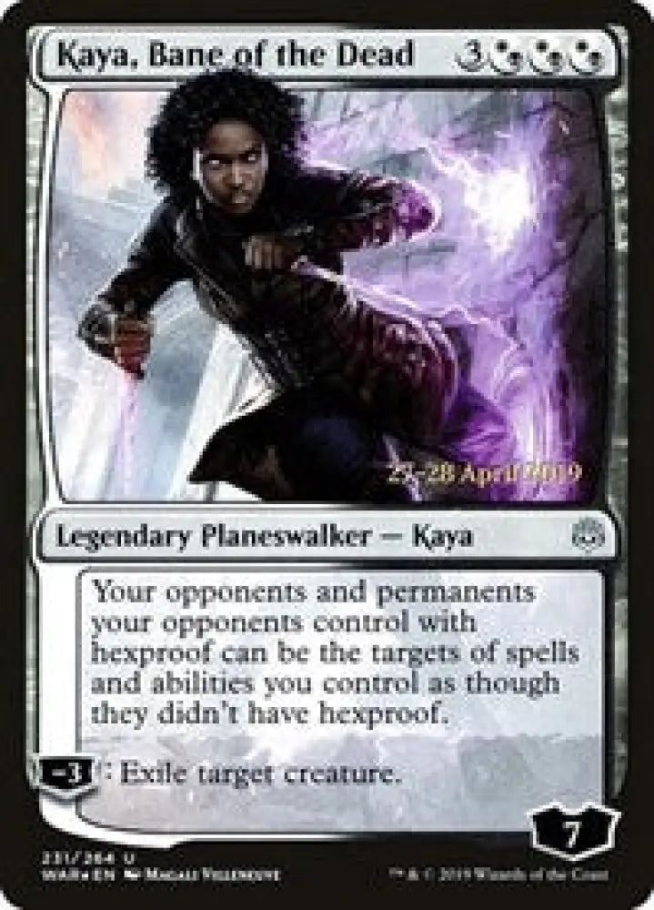 Kaya, Bane of the Dead (231) [Prerelease Cards]