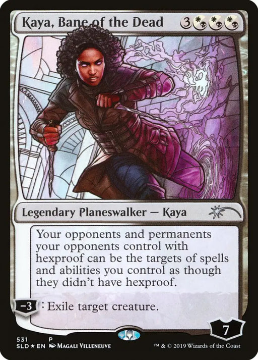 Kaya Bane of the Dead (Stained Glass) [Secret Lair Drop Promos] - MTG Single