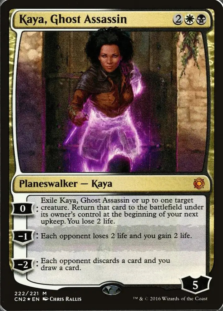 Kaya Ghost Assassin (222/221) [Conspiracy: Take the Crown] - MTG Single