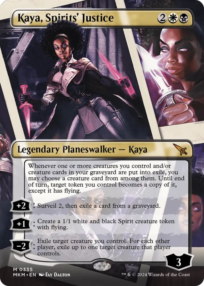 Kaya Spirits’ Justice (Borderless) [Murders at Karlov Manor] - MTG Single