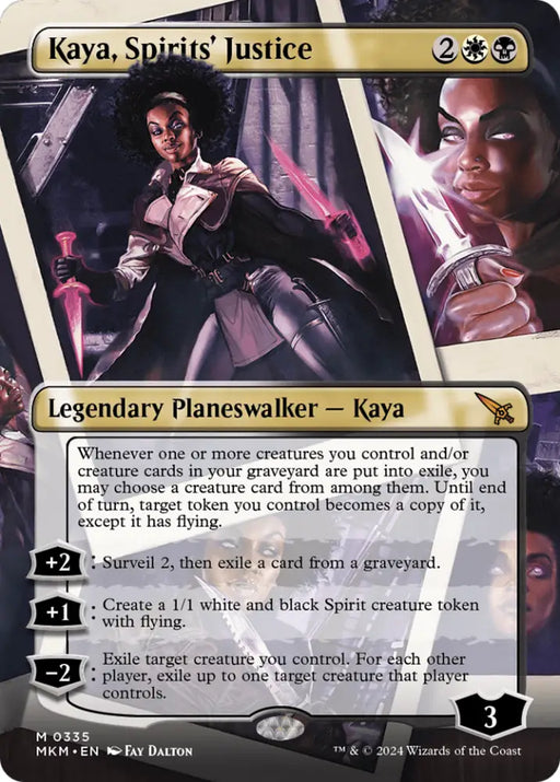 Kaya Spirits’ Justice (Borderless) [Murders at Karlov Manor] - MTG Single