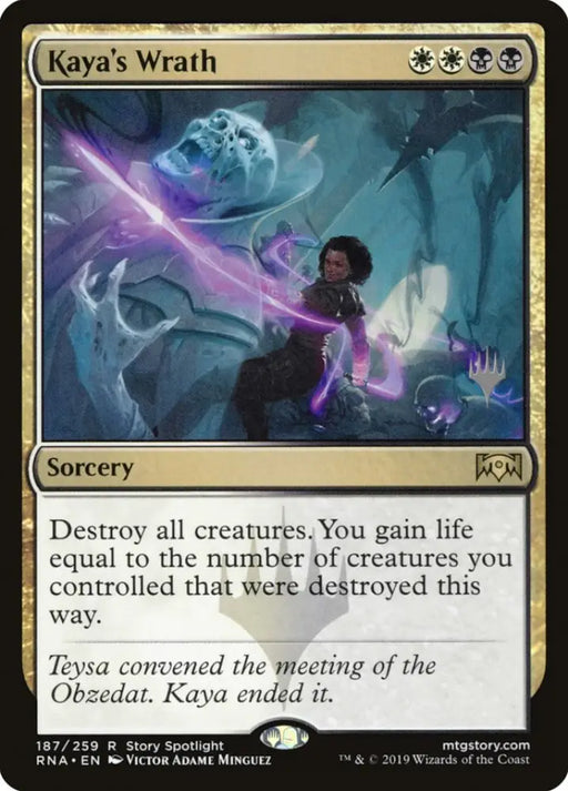 Kaya’s Wrath (Promo Pack) [Ravnica Allegiance Promos] - MTG Single