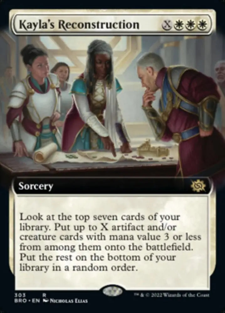 Kayla’s Reconstruction (Extended Art) [The Brothers’ War] - MTG Single
