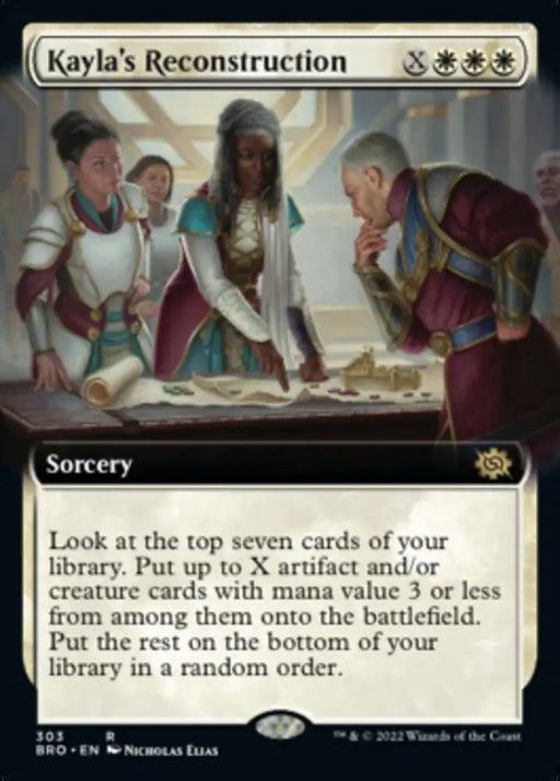 Kayla’s Reconstruction (Extended Art) [The Brothers’ War] - MTG Single